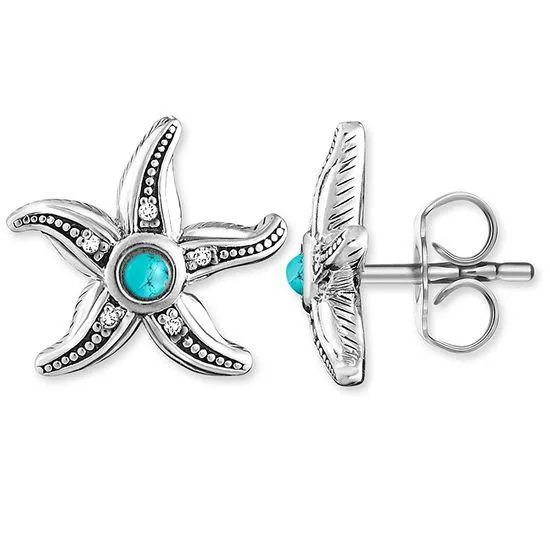 Aretes Estrellas de Mar Étnicos