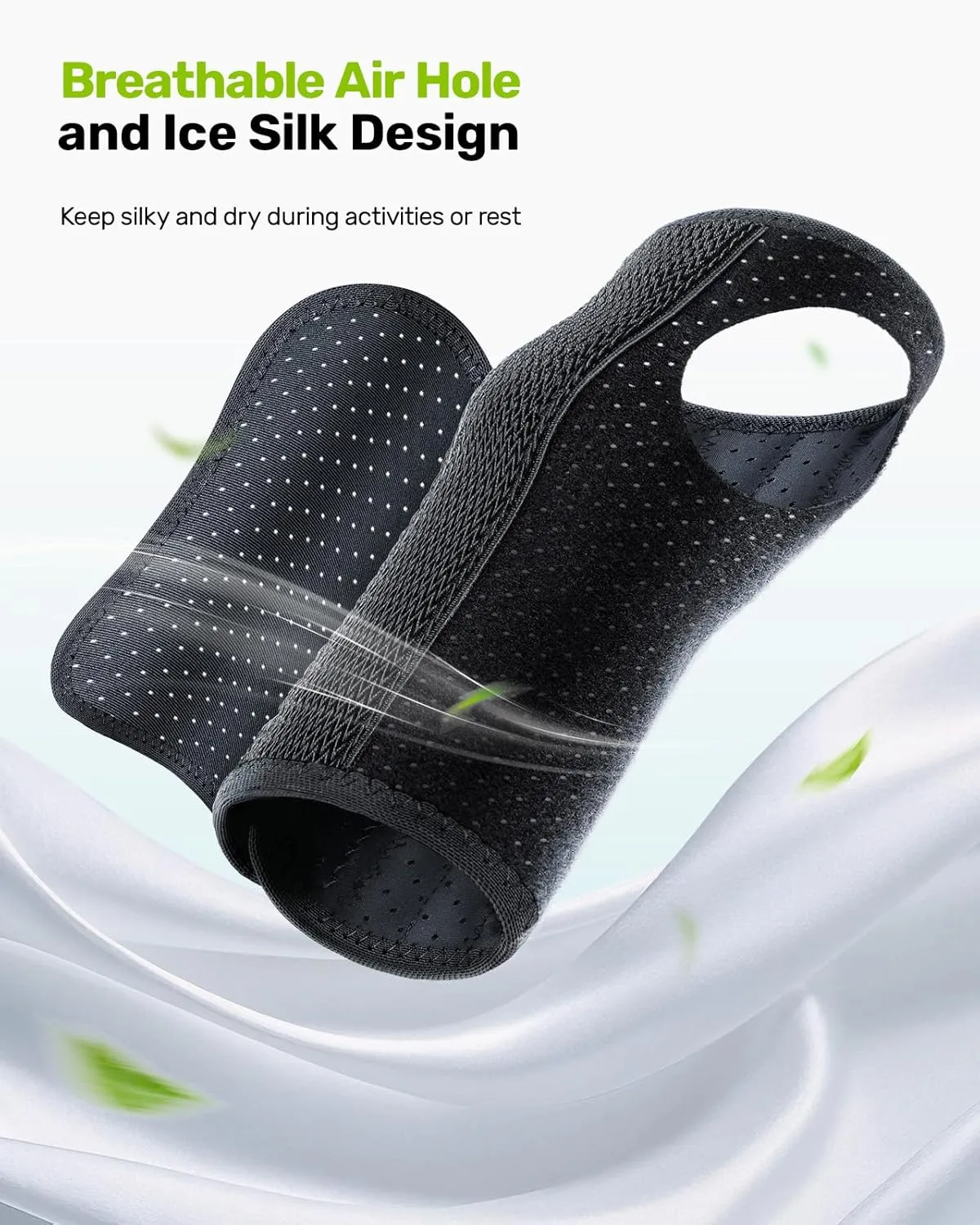 Carpal Tunnel Wrist Brace, Adjustable Night Wrist Support with 3 Metal Splints, Hand Brace for Men Women No Pressure on Thumb, Splint Stabilizer for Work, Gray Right Hand, Size S(5.12-6.69")