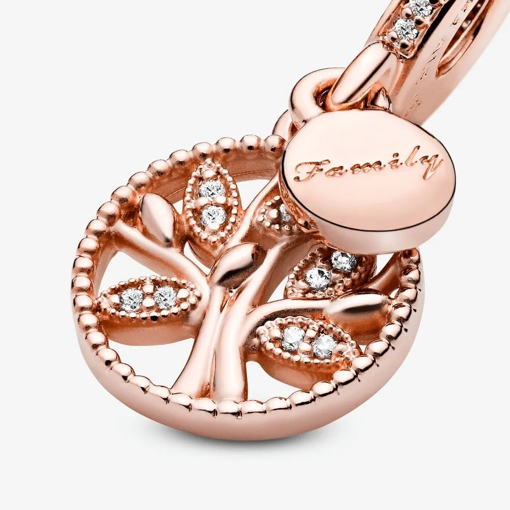 Charm pendente Albero della Famiglia scintillante - 781728CZ