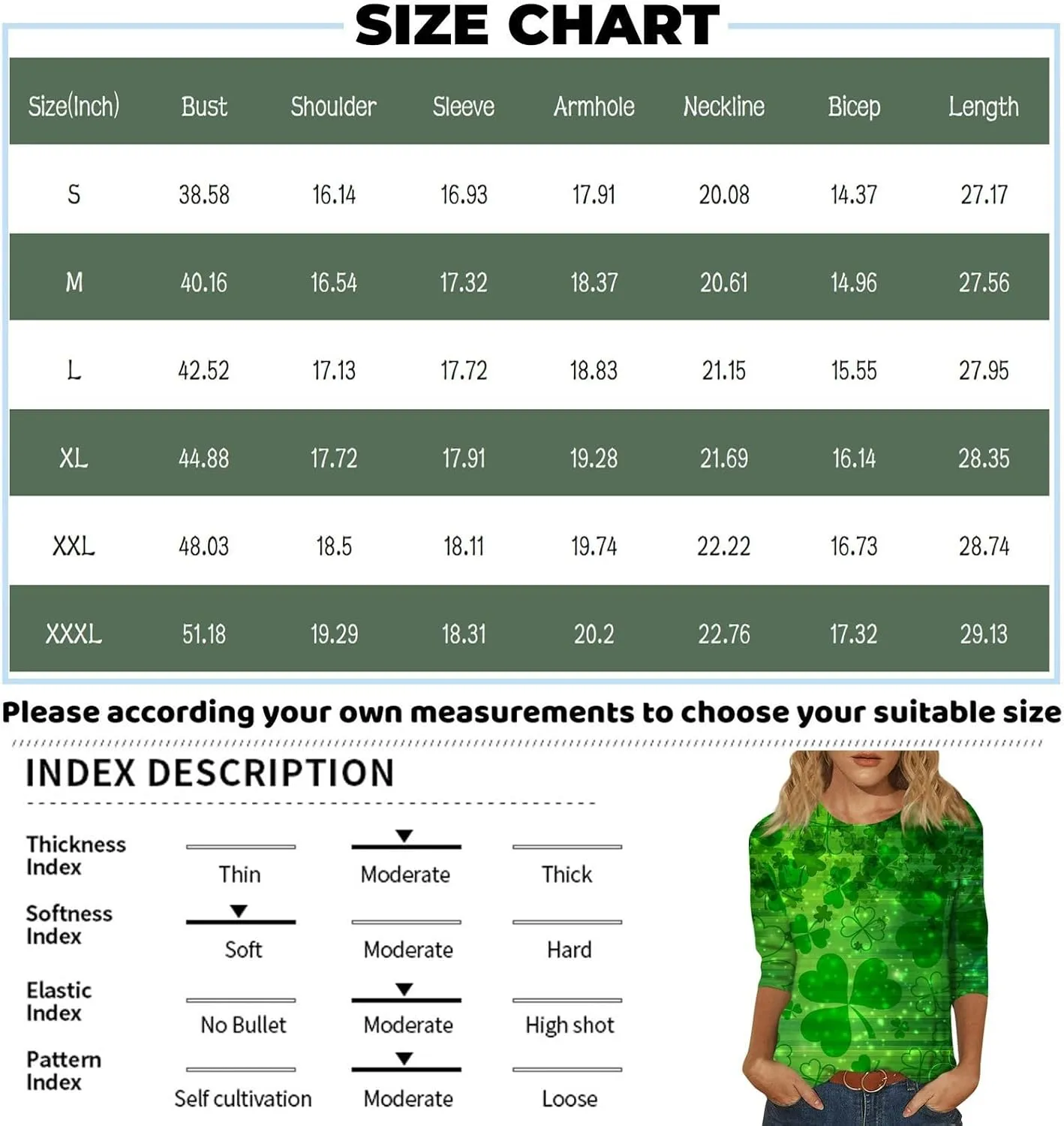 ChicCrate Womens Tops 3/4 Sleeve T-Shirts Crew Neck Loose Casual Tunic Blouses Fashion 2025 Shirts Graphic Tees