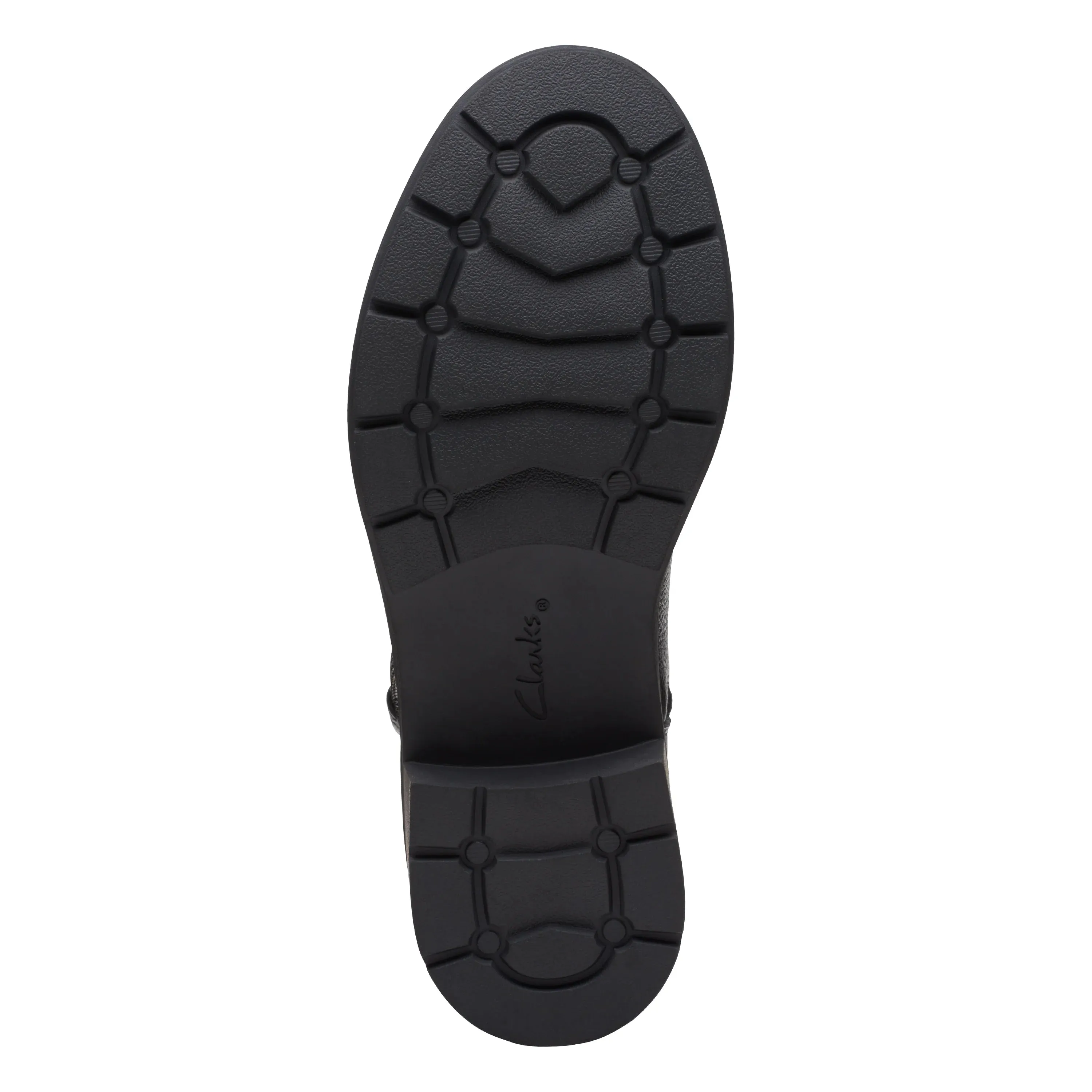 CLARKS | BOTAS MUJER | HEARTH RAE BLACK LEATHER | NEGRO