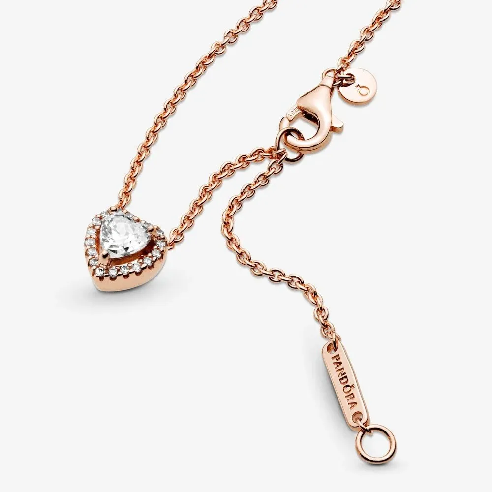 Collana con cuore in rilievo scintillante - 388425C01