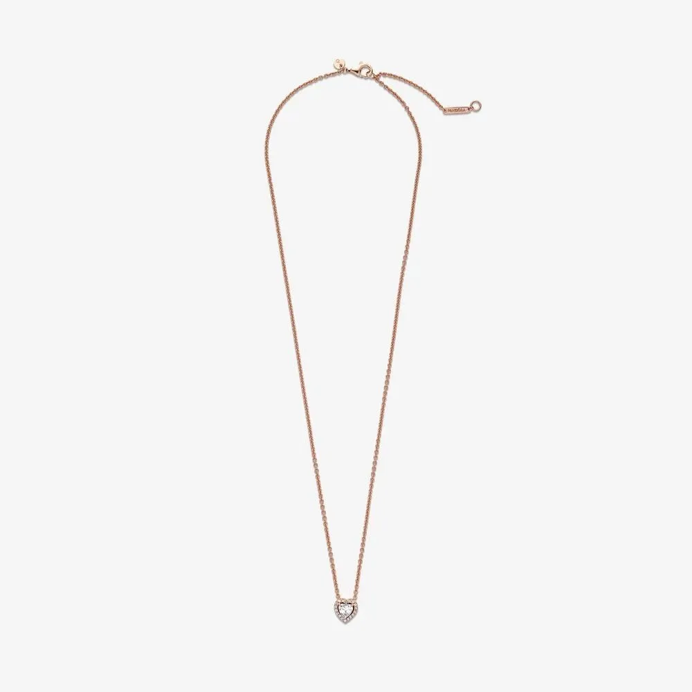 Collana con cuore in rilievo scintillante - 388425C01