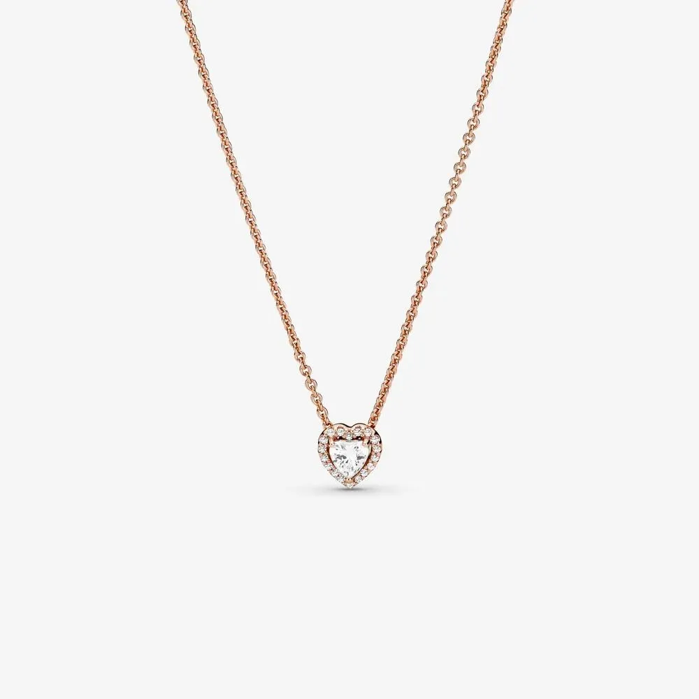 Collana con cuore in rilievo scintillante - 388425C01