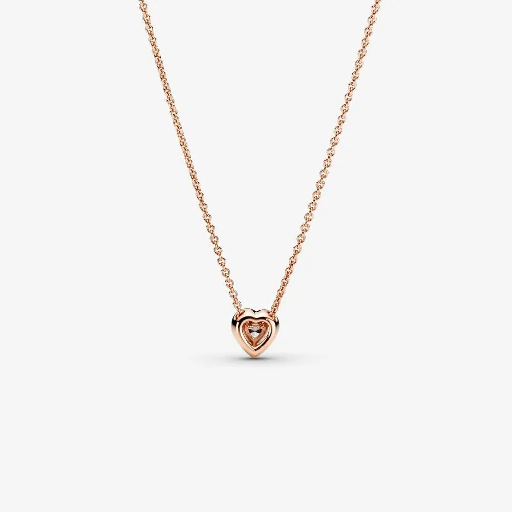 Collana con cuore in rilievo scintillante - 388425C01