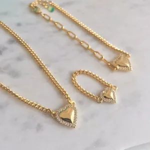 Collar Shiny Heart