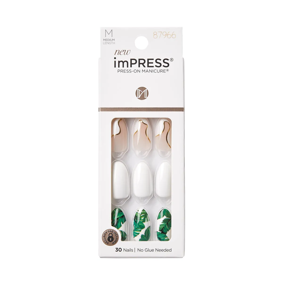 IMPRESS NAILS UÑAS POSTIZAS TROPICAL VACAY - OUTLET KISS
