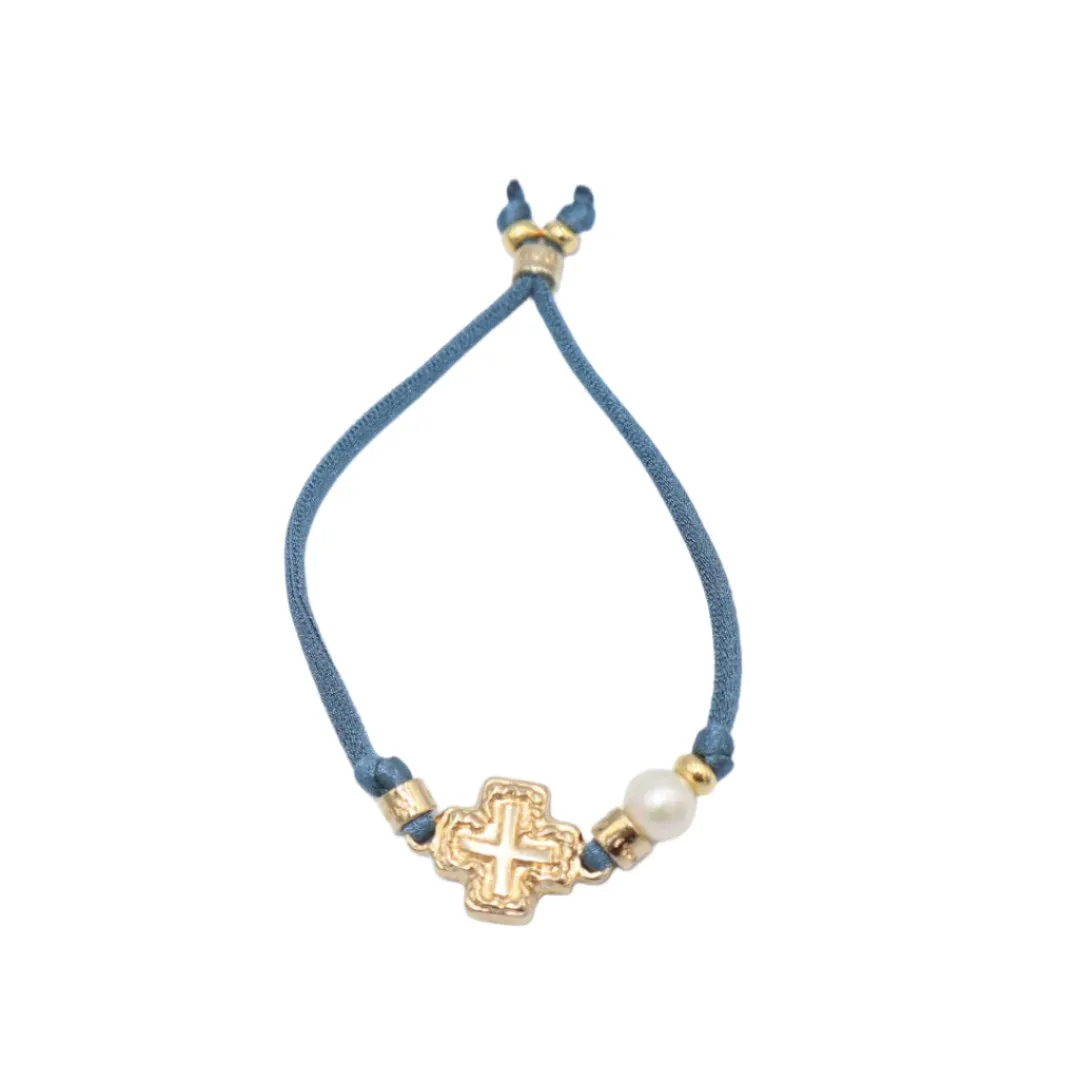 ÉMOLO ELASTIC CROSS BRACELET