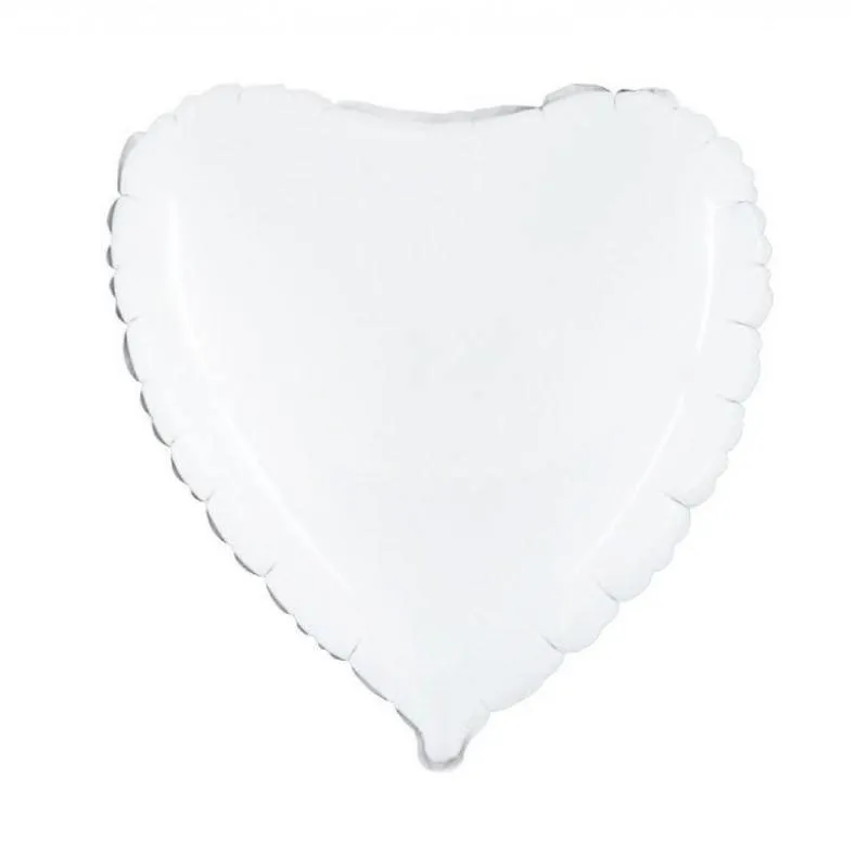 Mylar Cuore 18” Solid Color Grabo
