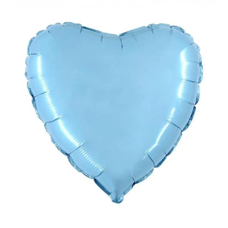 Mylar Cuore 18” Solid Color Grabo