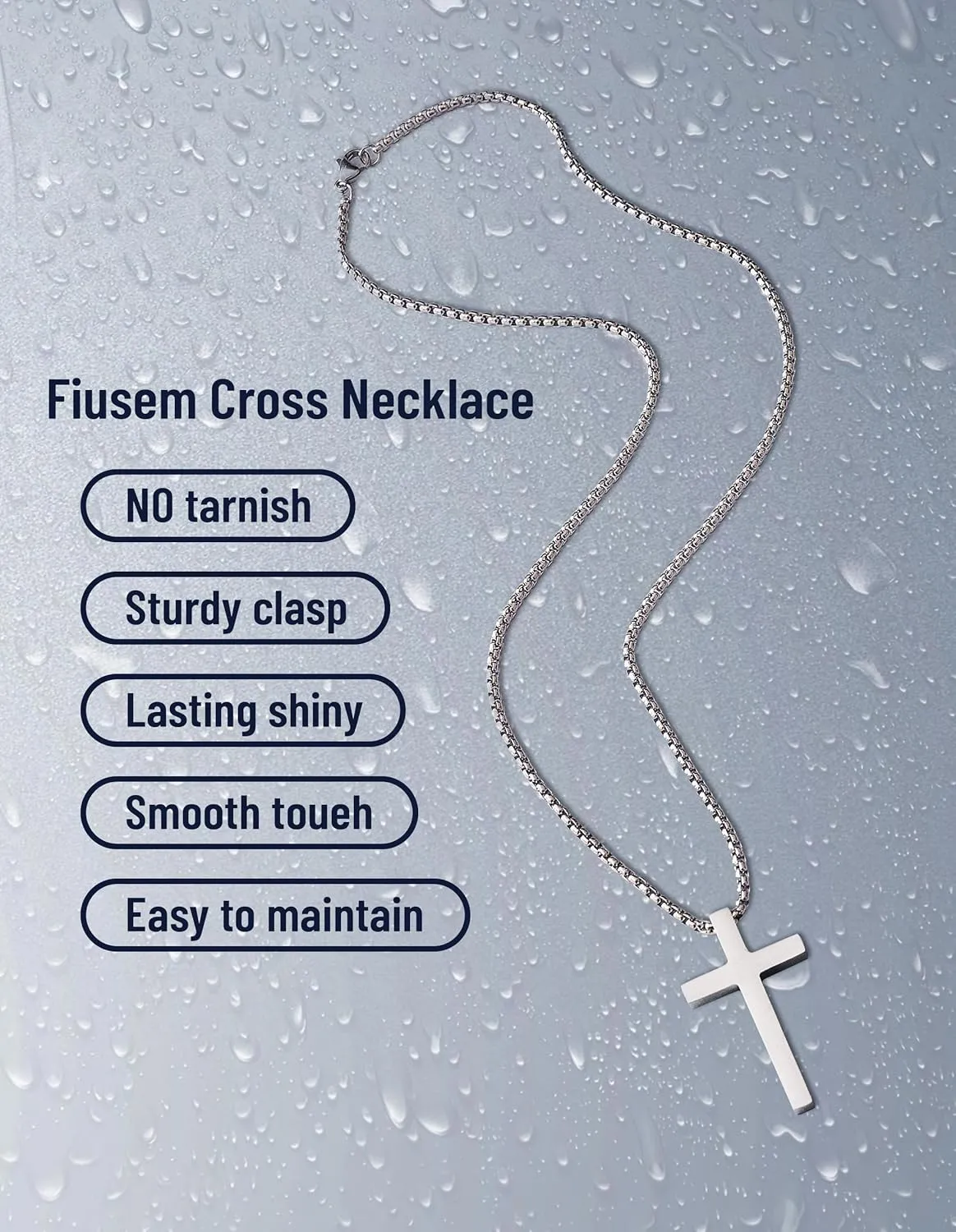 Pardon Cross Milagrosa Medalla Pendant Necklace for Women Men Christian Easter Gifts, Cruz Del Perdon Catolica with St Benedict and Milagrosa Medal, Cruz De Caravaca,Regalo Religioso Cat??lico De Para Hombres Y Mujeres