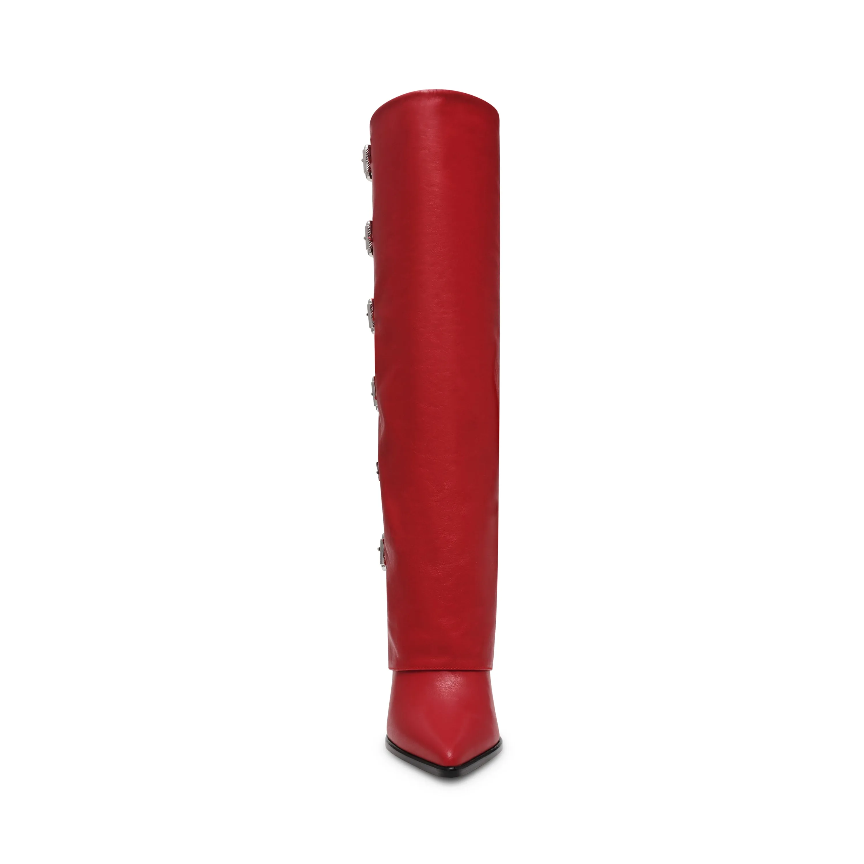 SHOUT-OUT RED LEATHER