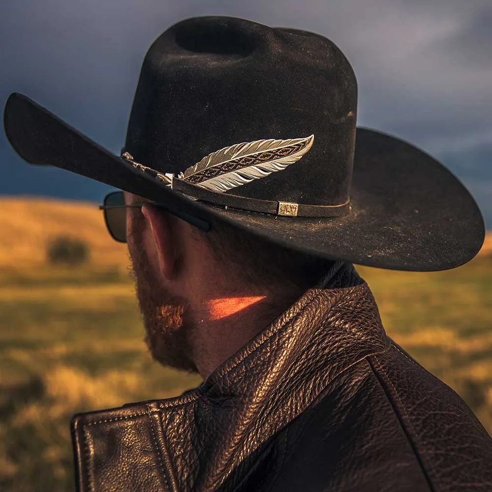 Southwestern Cowboy Hat Feather
