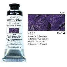 Vallejo pintura acrilica 60ml 413 violetas ultramar