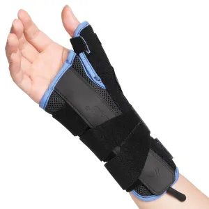 Velpeau Carpal Tunnel Wrist Brace with Thumb Support for Right and Left Hands, Thumb Spica Splint for De Quervain's Tenosynovitis, Sprain, Injuries, Tendonitis, Arthritis, Wrist Pain (Right Hand, M)